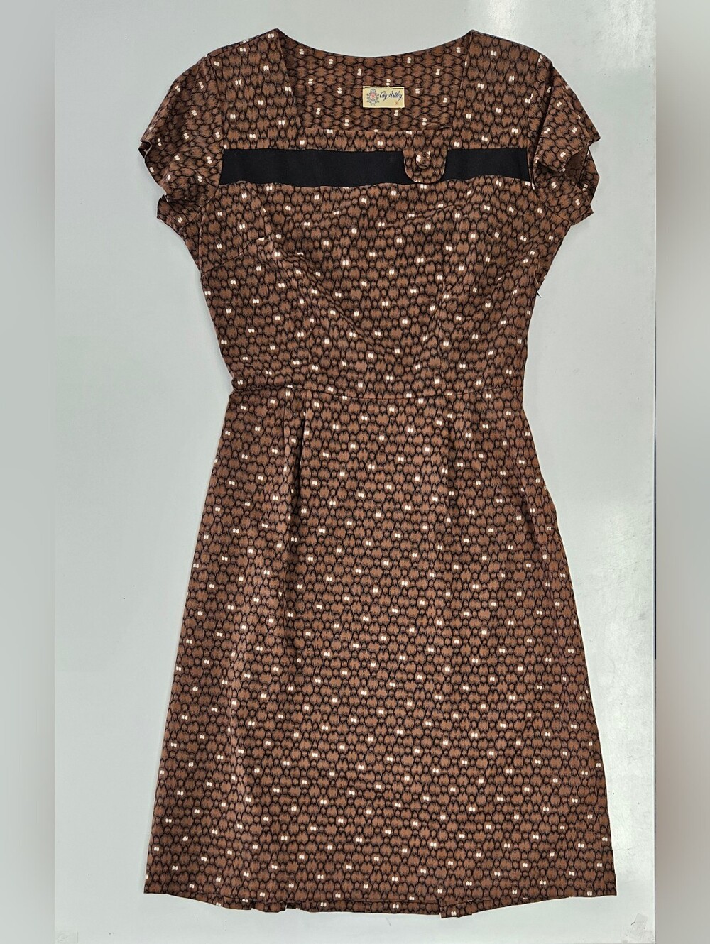 Vintage 1950s Cay Artley Dress With Jacket and Belt.